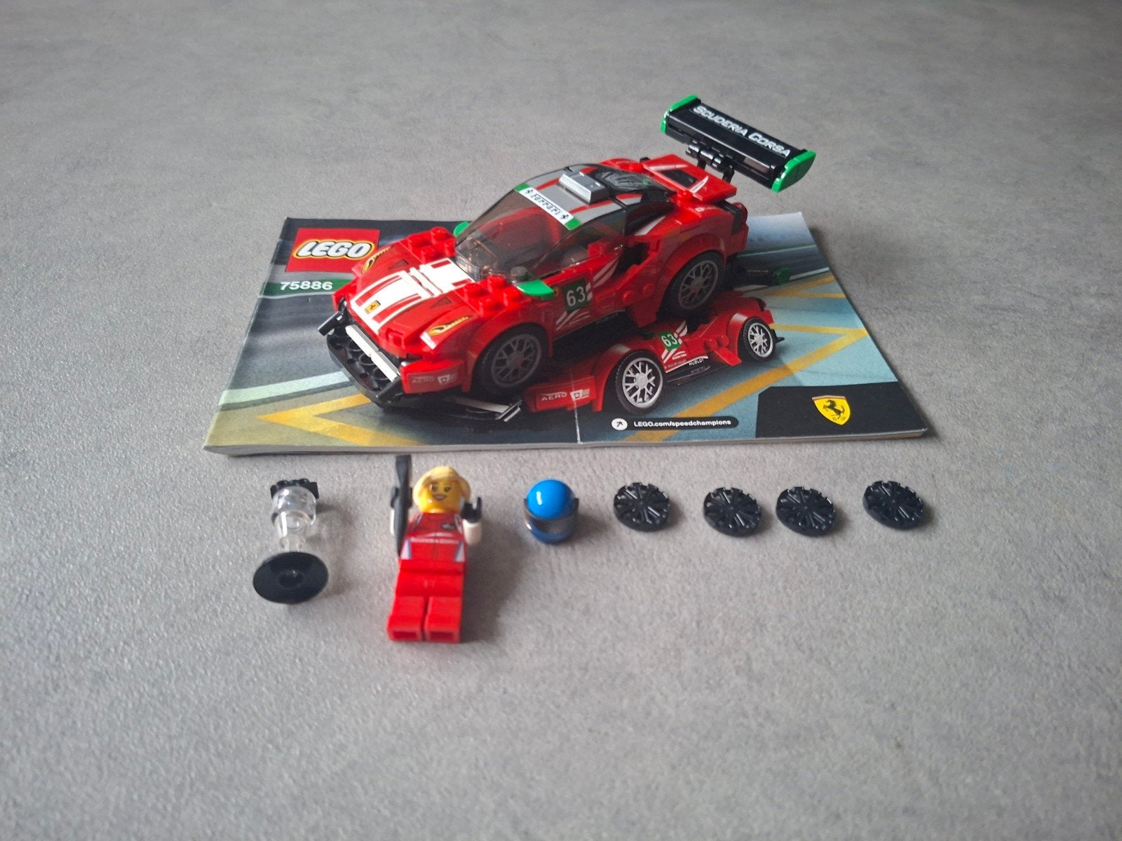 LEGO Speed Champions Ferrari 488 GT3 (75886), Kinderen en Baby's, Speelgoed | Duplo en Lego, Lego, Complete set, Speed Champions