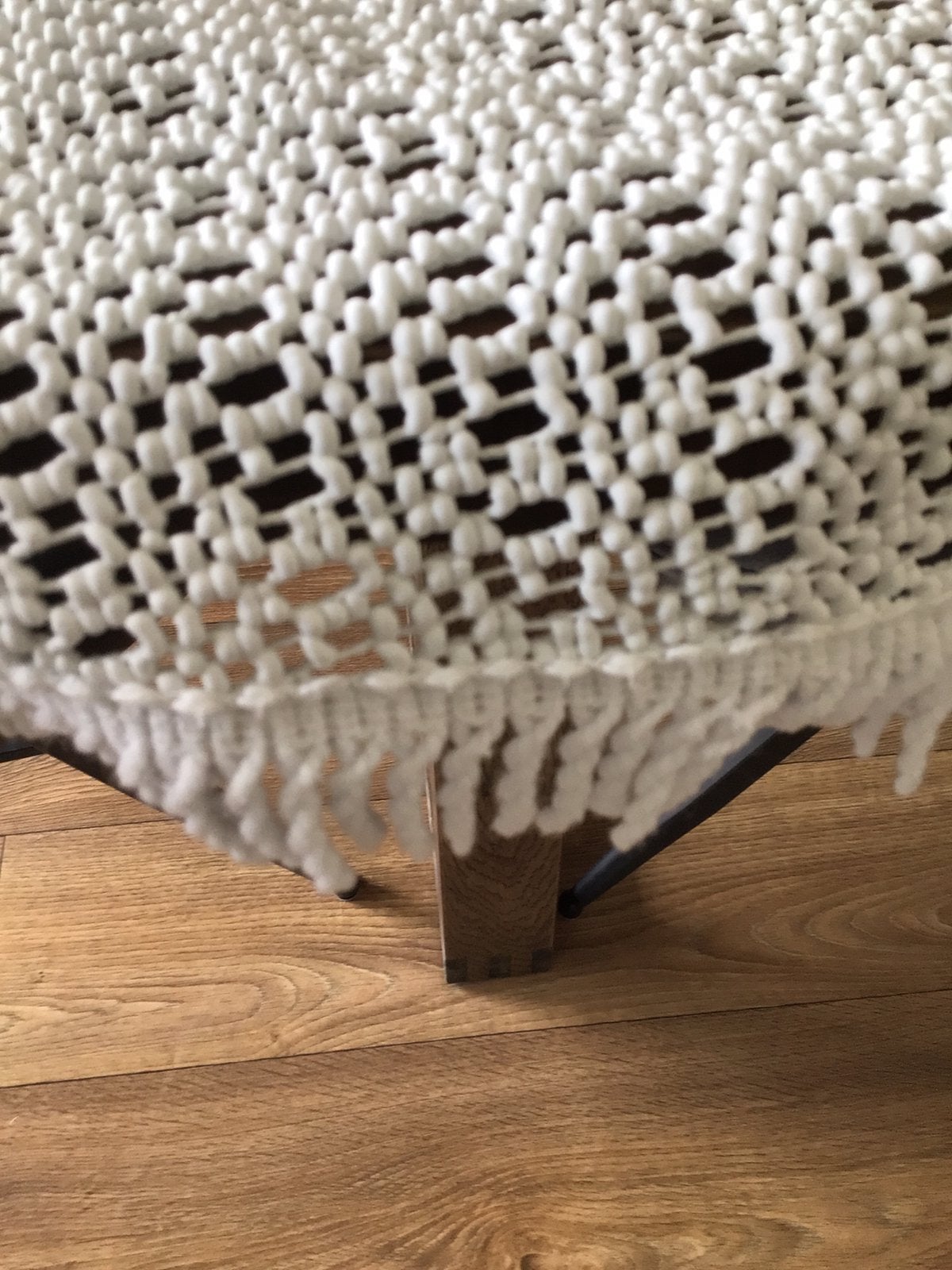 Kunststof tafel kleed., Ophalen, Zo goed als nieuw, Rond, Binnen