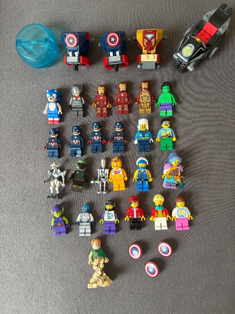 Lego poppetjes uit verschillende thema’s, Ophalen of Verzenden, Zo goed als nieuw, Minifiguur, Lego