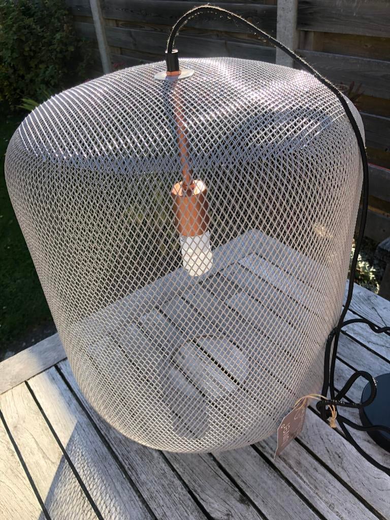 Te koop mooie (nieuwe) hanglamp met koperen fitting., Ophalen, Nieuw, Minder dan 50 cm