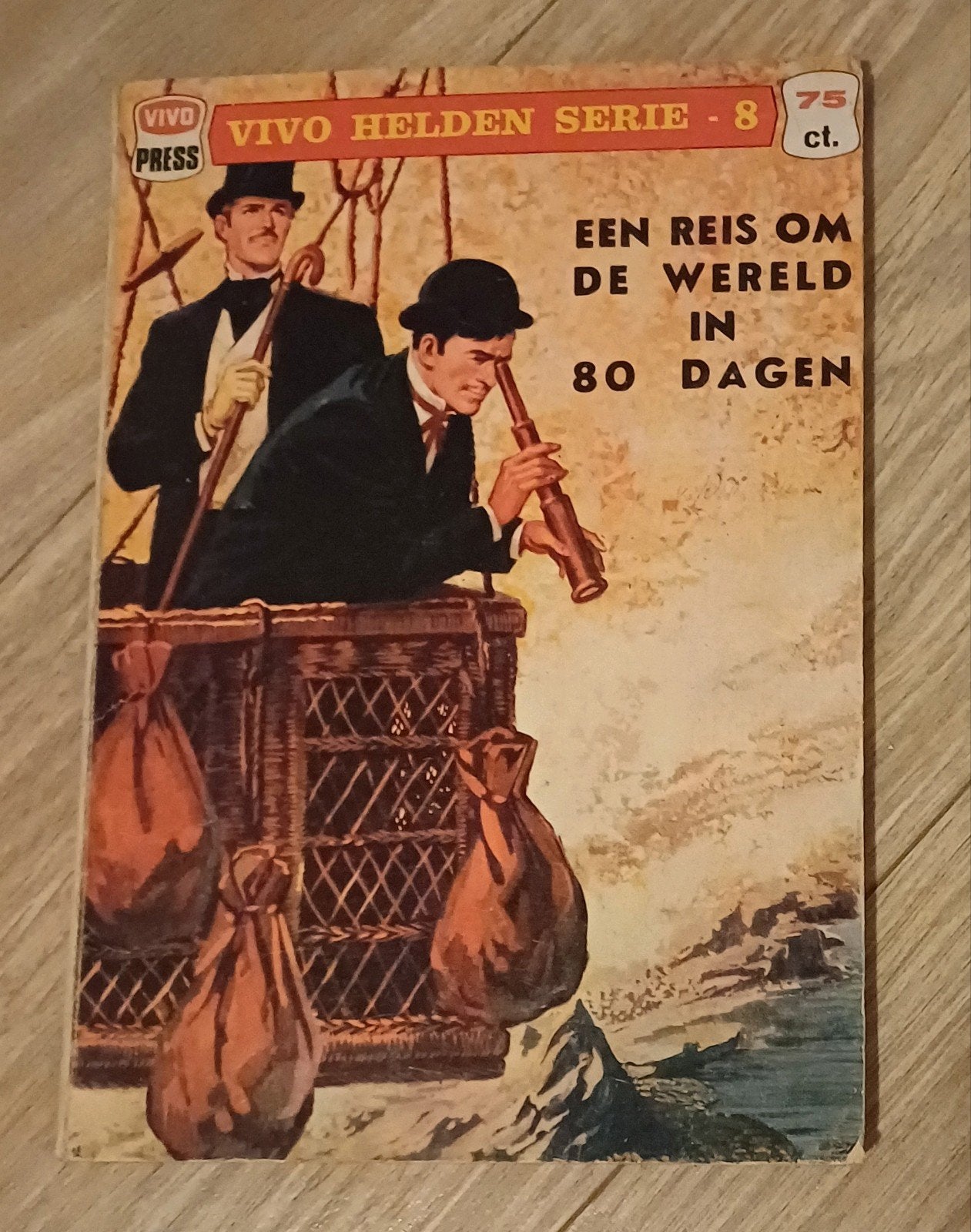 Een Reis om de Wereld in 80 Dagen - Vivo Helden Serie 8, Boeken, Ophalen of Verzenden