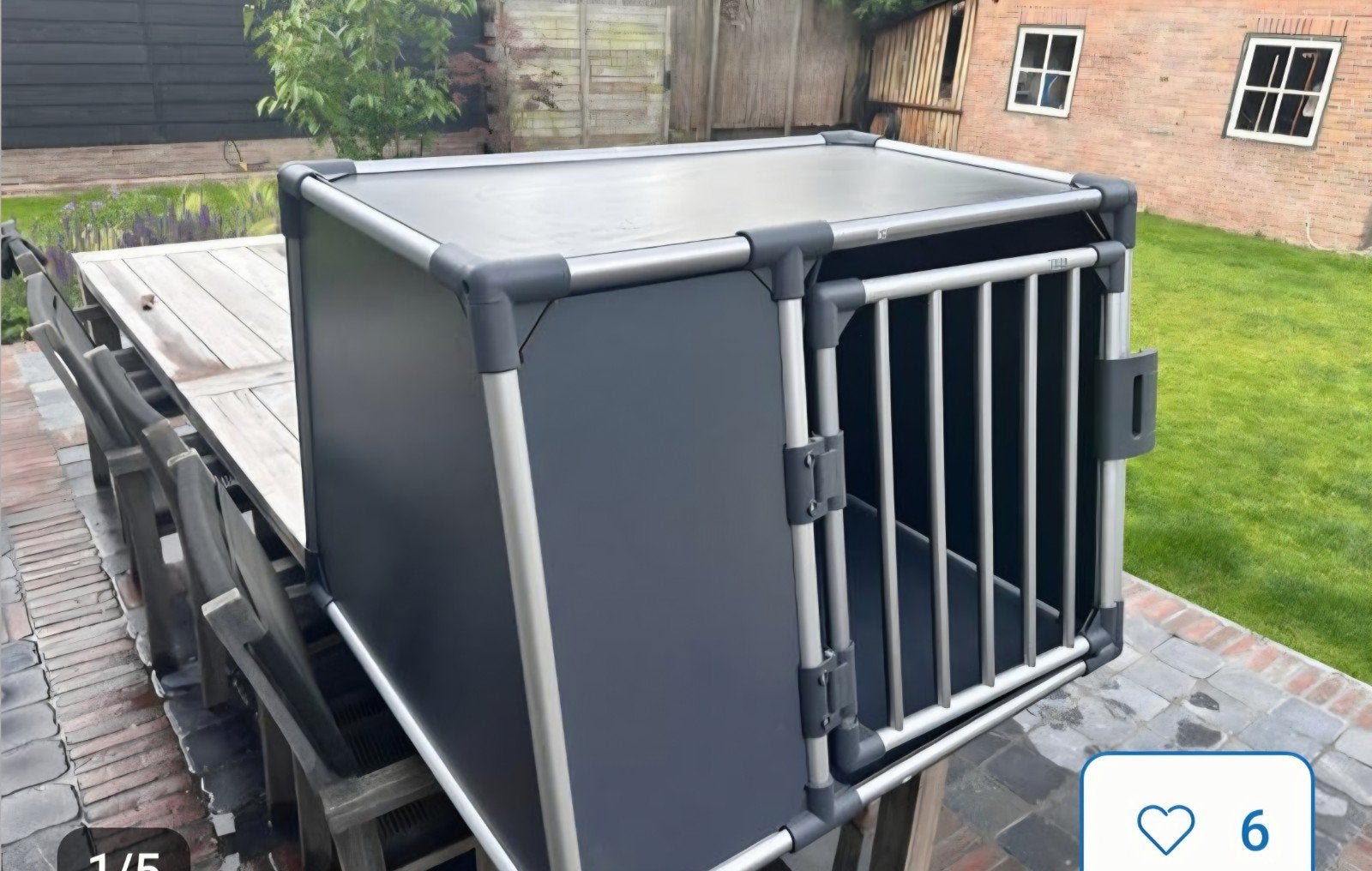 hondenbench voor auto, thuis of tuin gebruik., Ophalen, Zo goed als nieuw