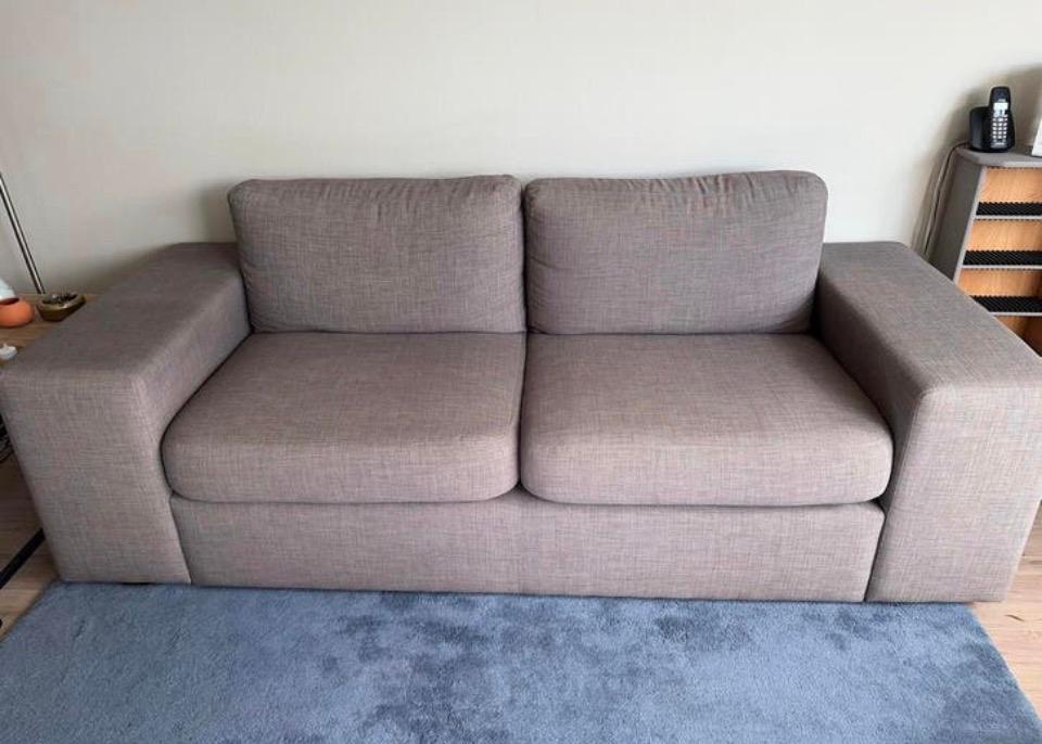 Comfortabele 3-zits bank, Huis en Inrichting, Ophalen, Driepersoons, 75 tot 100 cm, Zo goed als nieuw