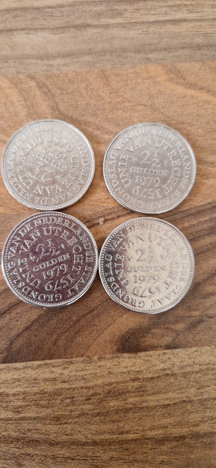 4 Unie van Utrecht  rijksdaalder munten, Ophalen of Verzenden, Koningin Juliana, 2½ gulden