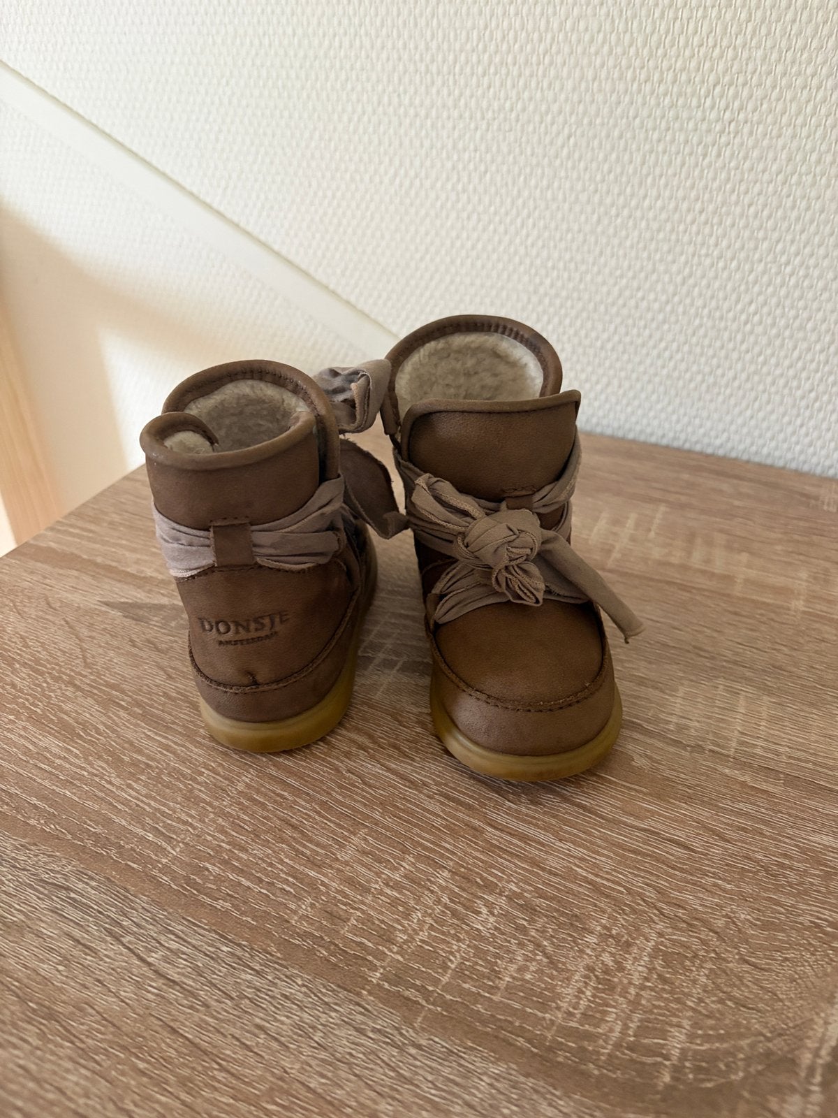 Donsje Amsterdam bruine laarsjes maat 20, Kinderen en Baby's, Babykleding | Schoentjes en Sokjes, Meisje, Laarsjes, Nieuw, Ophalen of Verzenden