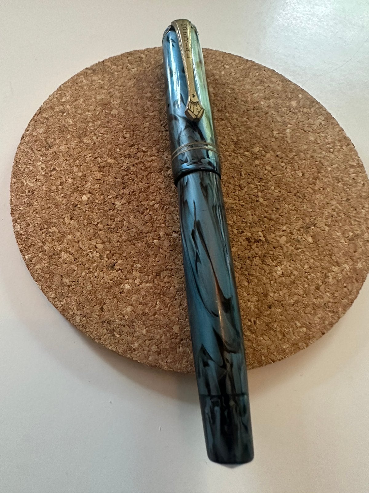 Vintage Imperial vulpen – WARRANTED 14 CT gouden penpunt, Verzamelen, Ophalen of Verzenden, Gebruikt, Vulpen, Overige merken