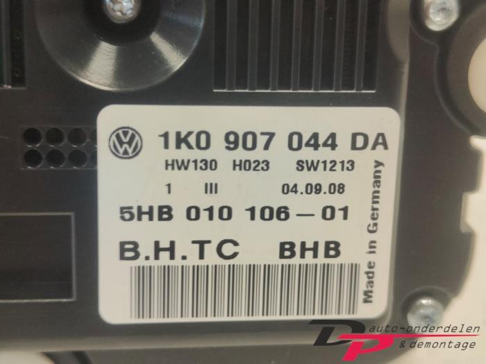 Kachel Bedieningspaneel van een Volkswagen Scirocco, Auto-onderdelen, Gebruikt, -, Volkswagen, -