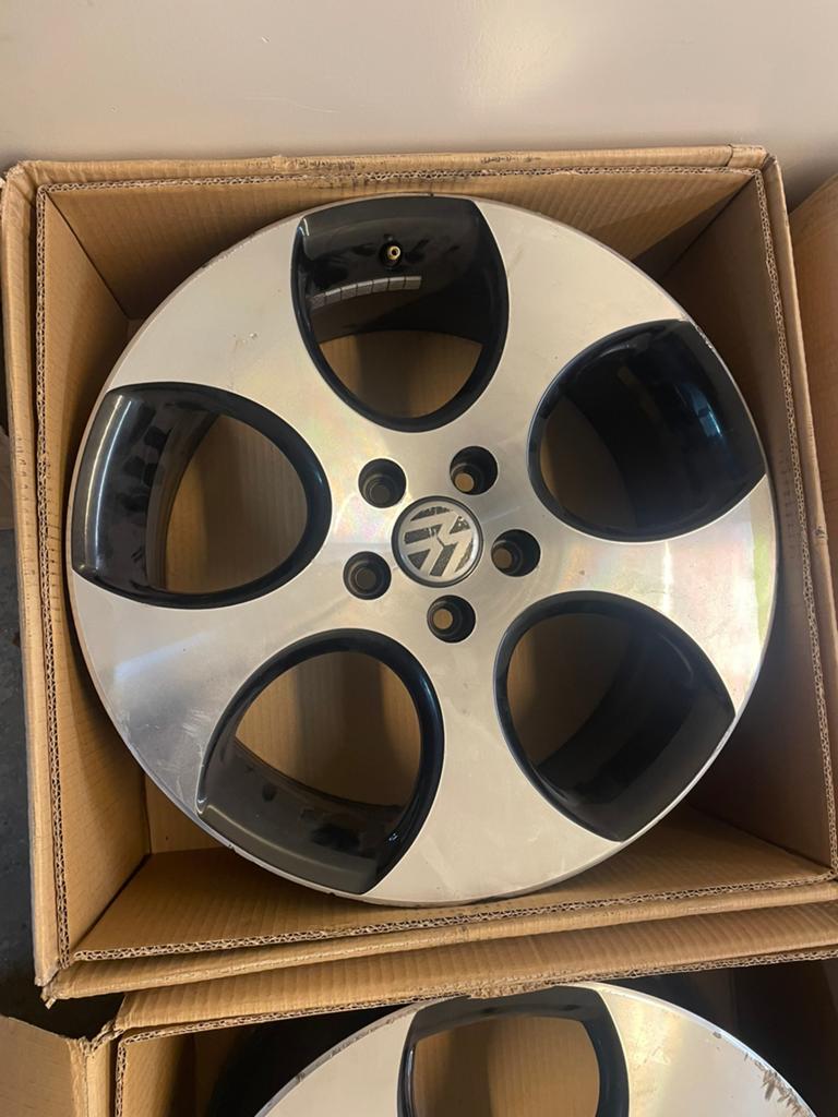 Originele Detroit velgen 18 inch Golf 6 GTI 5x112, 18 inch, Gebruikt, Velg(en), Ophalen of Verzenden