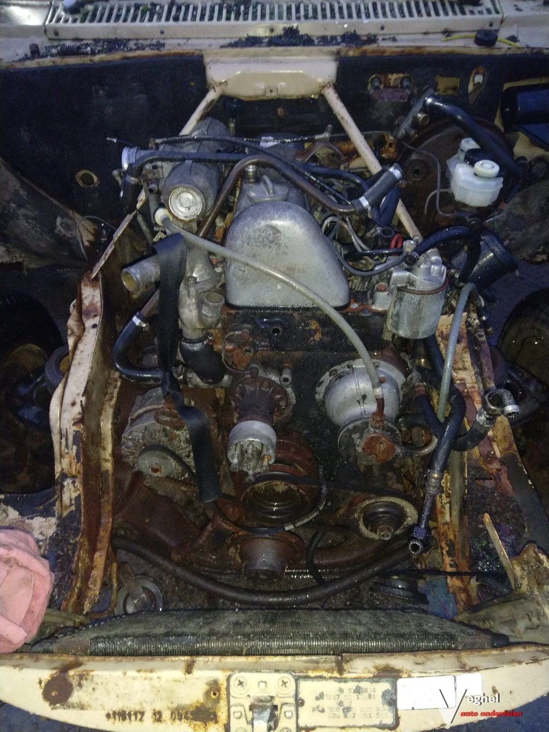 Mercedes w115 240 diesel Motorblok, Ophalen, Gebruikt, -, -