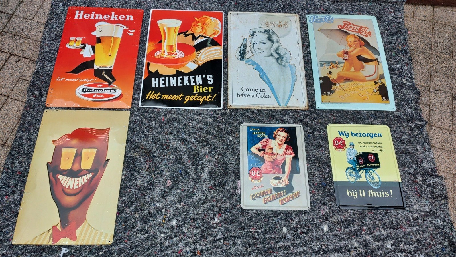 Te Koop Aangeboden, Verzamelen, Merken en Reclamevoorwerpen, Ophalen, Gebruikt, Reclamebord