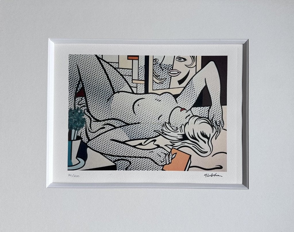 Roy Liechtenstein kunstdruk, Antiek en Kunst, Ophalen of Verzenden