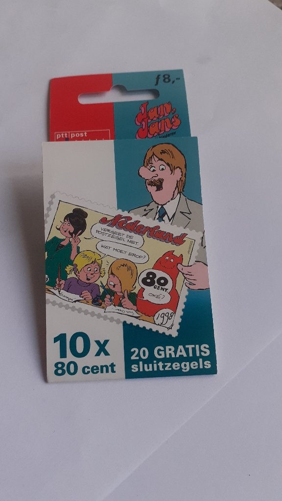 Jan Jans en de Kinderen postzegel mapje, Postzegels en Munten, Ophalen of Verzenden, Postfris, Overige thema's