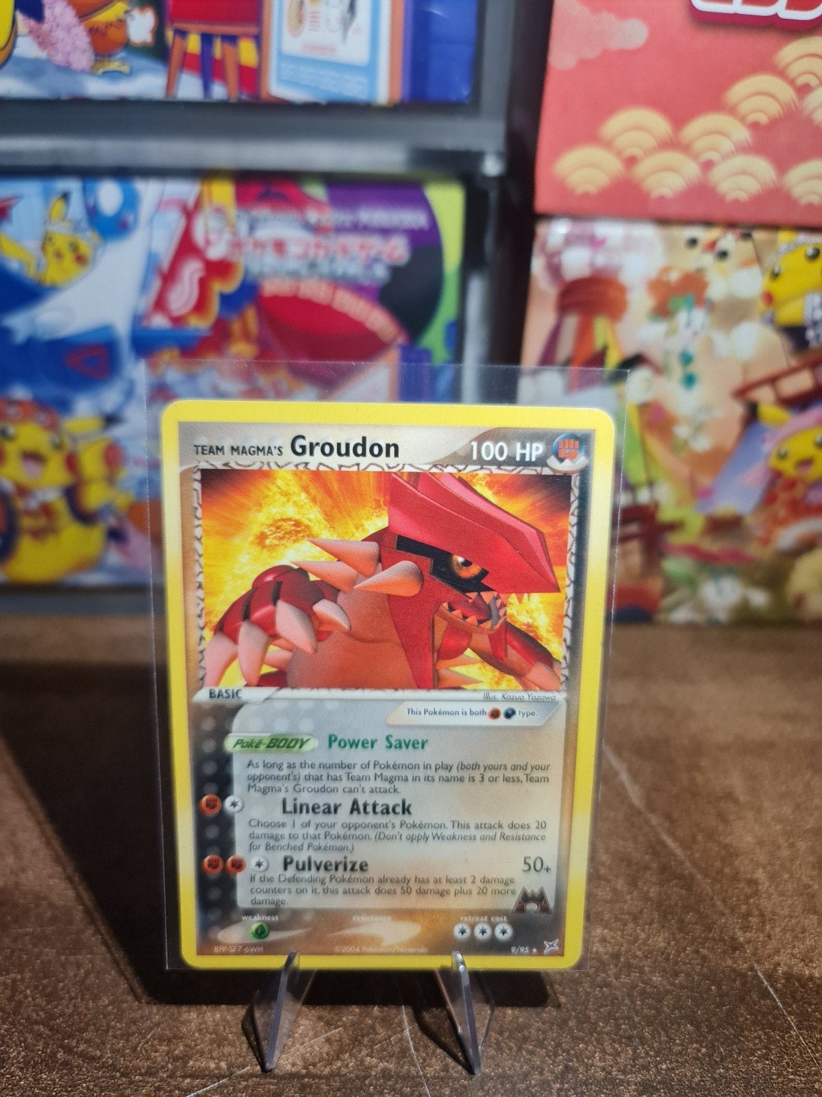 Team Magma's Groudon, Ophalen of Verzenden, Zo goed als nieuw, Losse kaart
