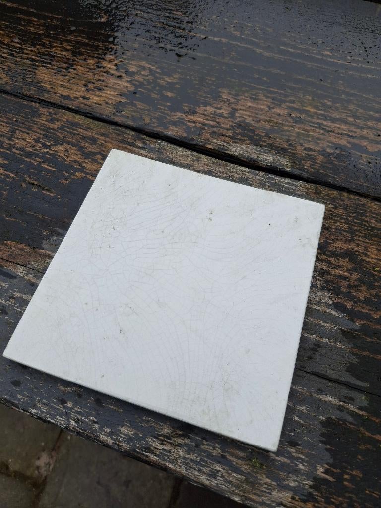 witjes jaren 20. afm. 15.3 x 15.3 cm, dikte 0.9 cm zie fo/om, Ophalen, Gebruikt, Minder dan 20 cm, Minder dan 20 cm