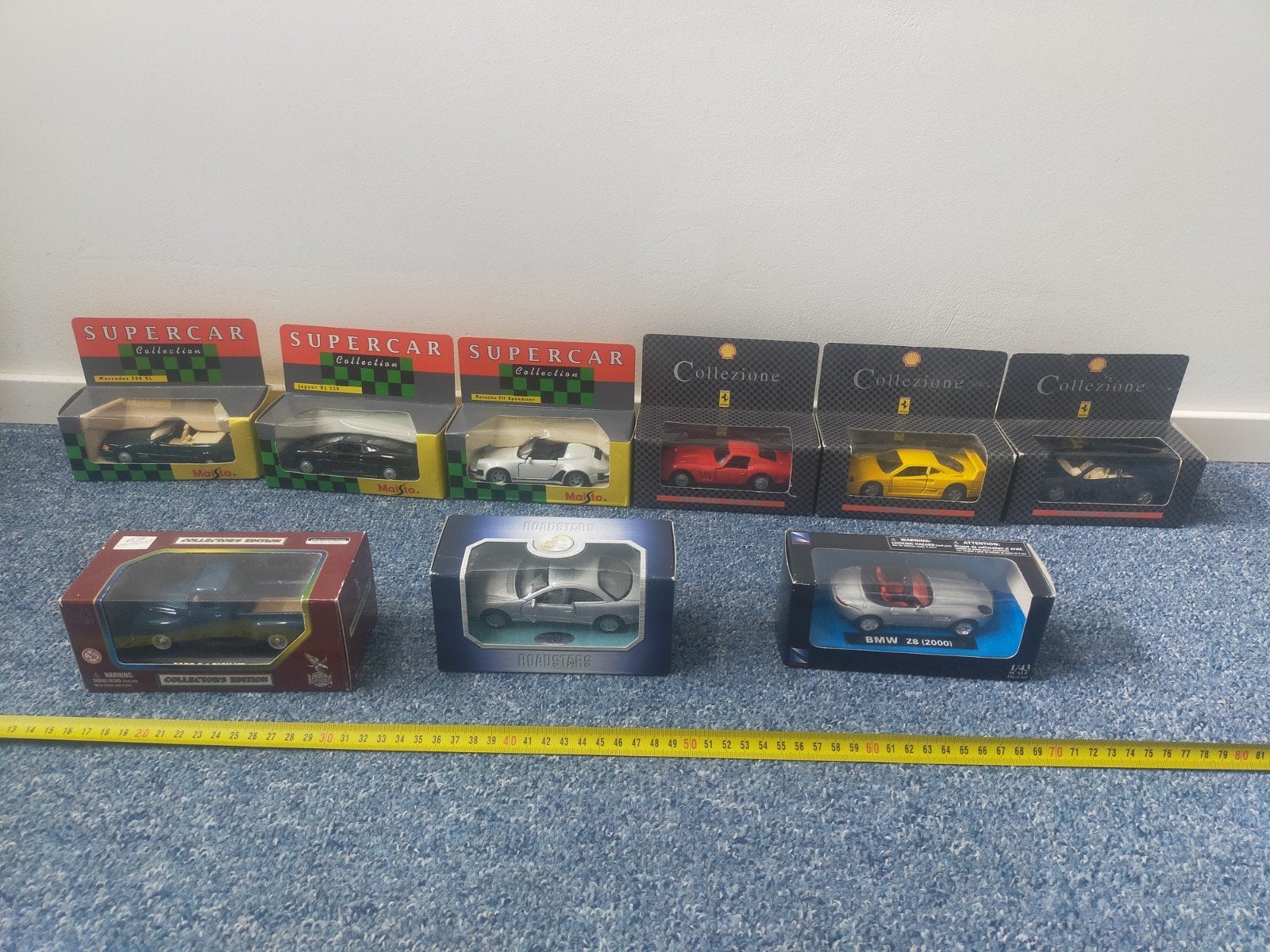 modelauto's: Ferrari, BMW, Porsche, Mercedes, For, Ophalen of Verzenden, Zo goed als nieuw, Auto