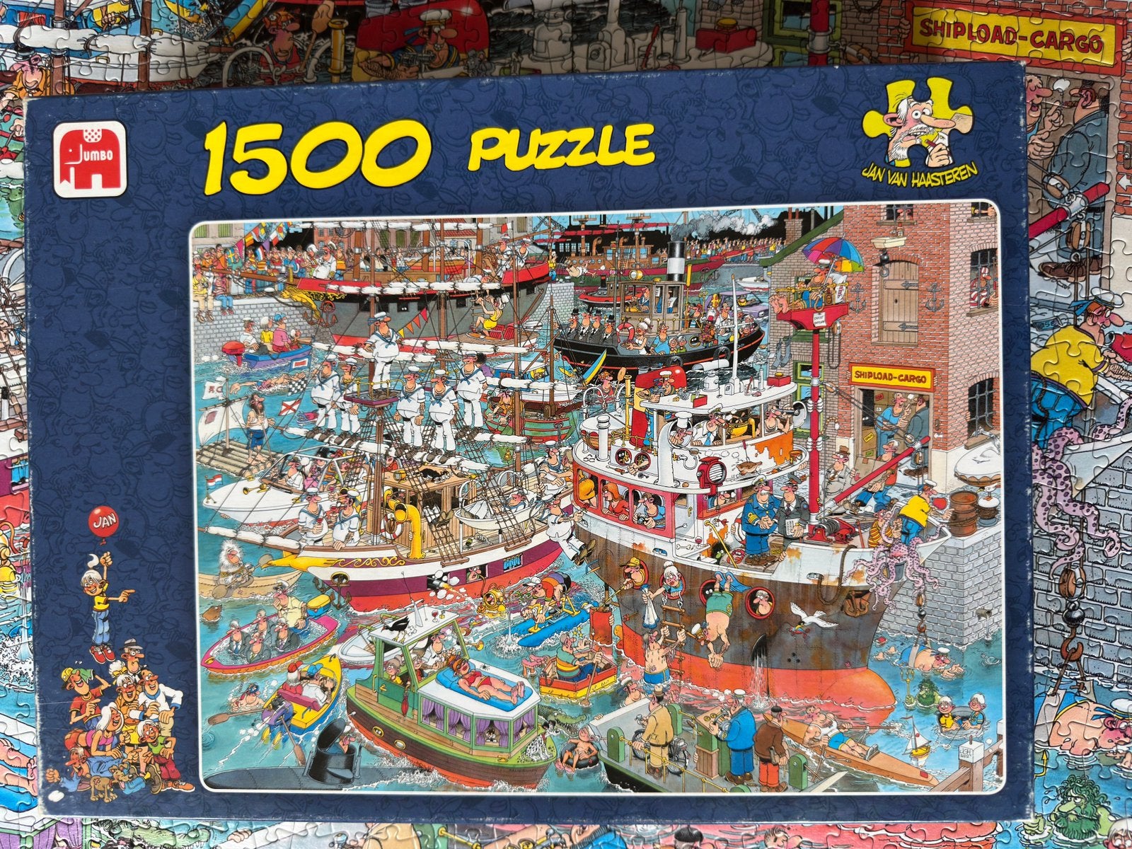 Jan van Haasteren Puzzel 1500 stukjes, Hobby en Vrije tijd, Denksport en Puzzels, Ophalen of Verzenden, 500 t/m 1500 stukjes, Zo goed als nieuw
