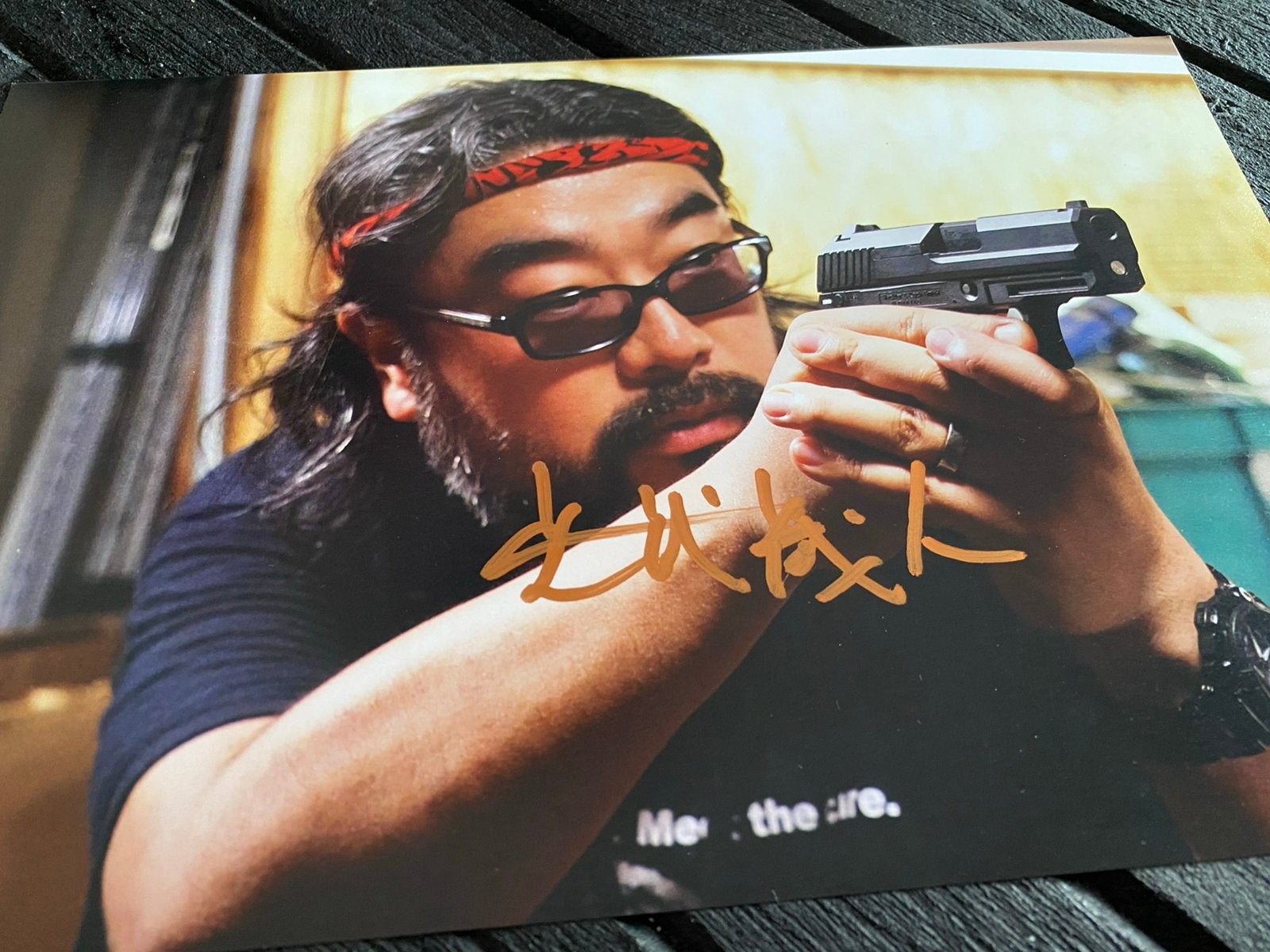 Filmster handtekening ken mitsuin, Verzamelen, Muziek, Artiesten en Beroemdheden, Ophalen of Verzenden, Zo goed als nieuw, Foto of Kaart