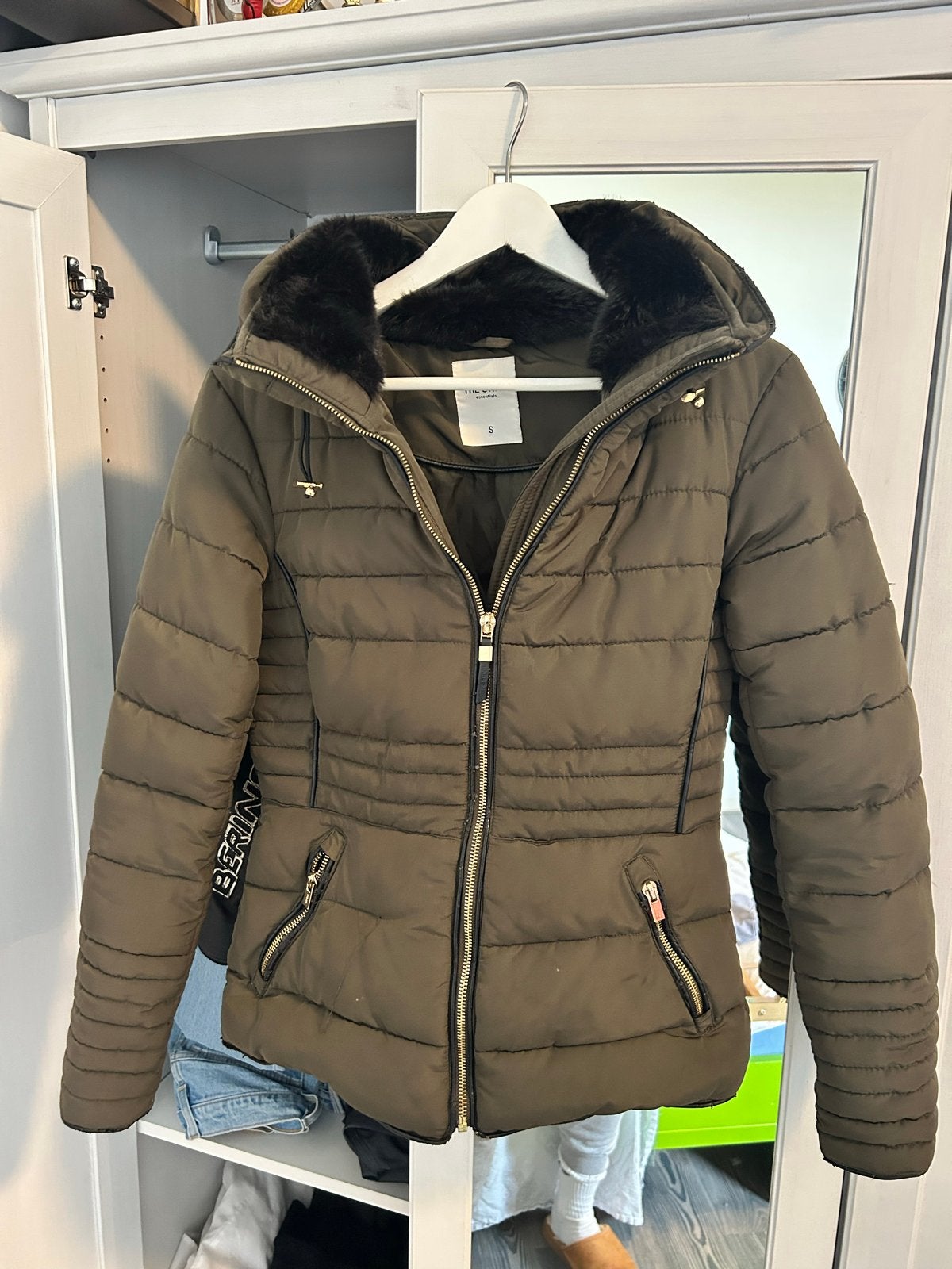 The Sting Winterjas Groen Maat M, Ophalen of Verzenden, Gedragen, Maat 38/40 (M), Groen