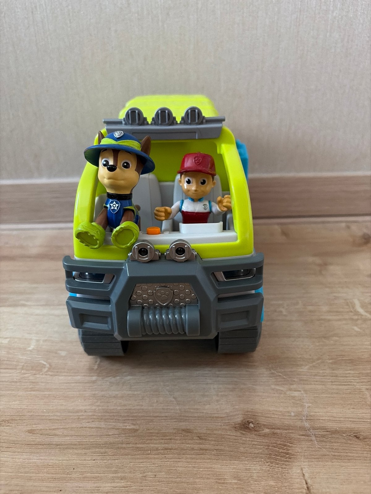 Paw Patrol Jungle Cruiser met Chase en Ryder figuren, Ophalen of Verzenden, Zo goed als nieuw