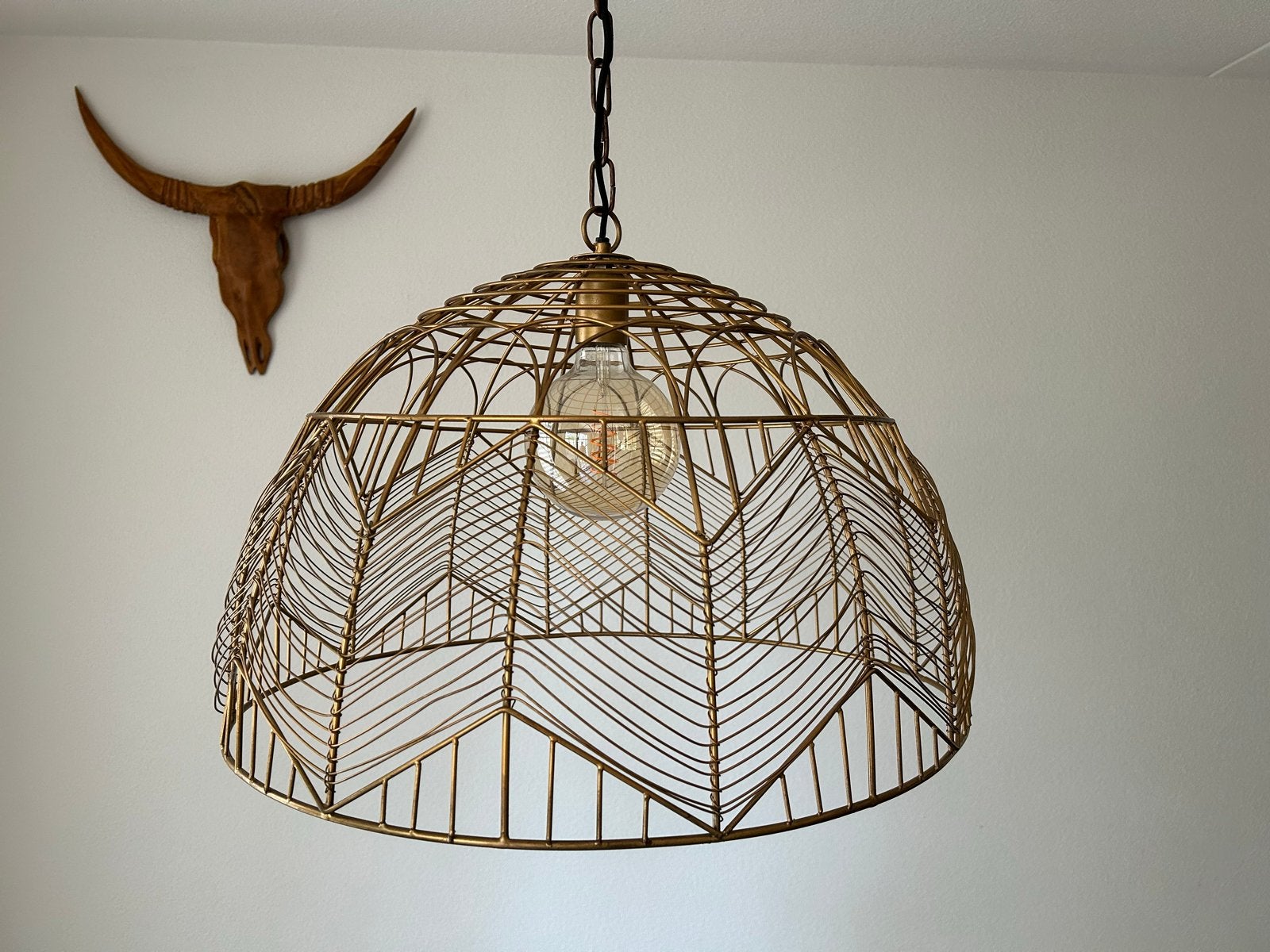 Light & Living Hanglamp Kalibo - Goud - Ø55cm, Ophalen, Gebruikt, Metaal, E27 (groot)