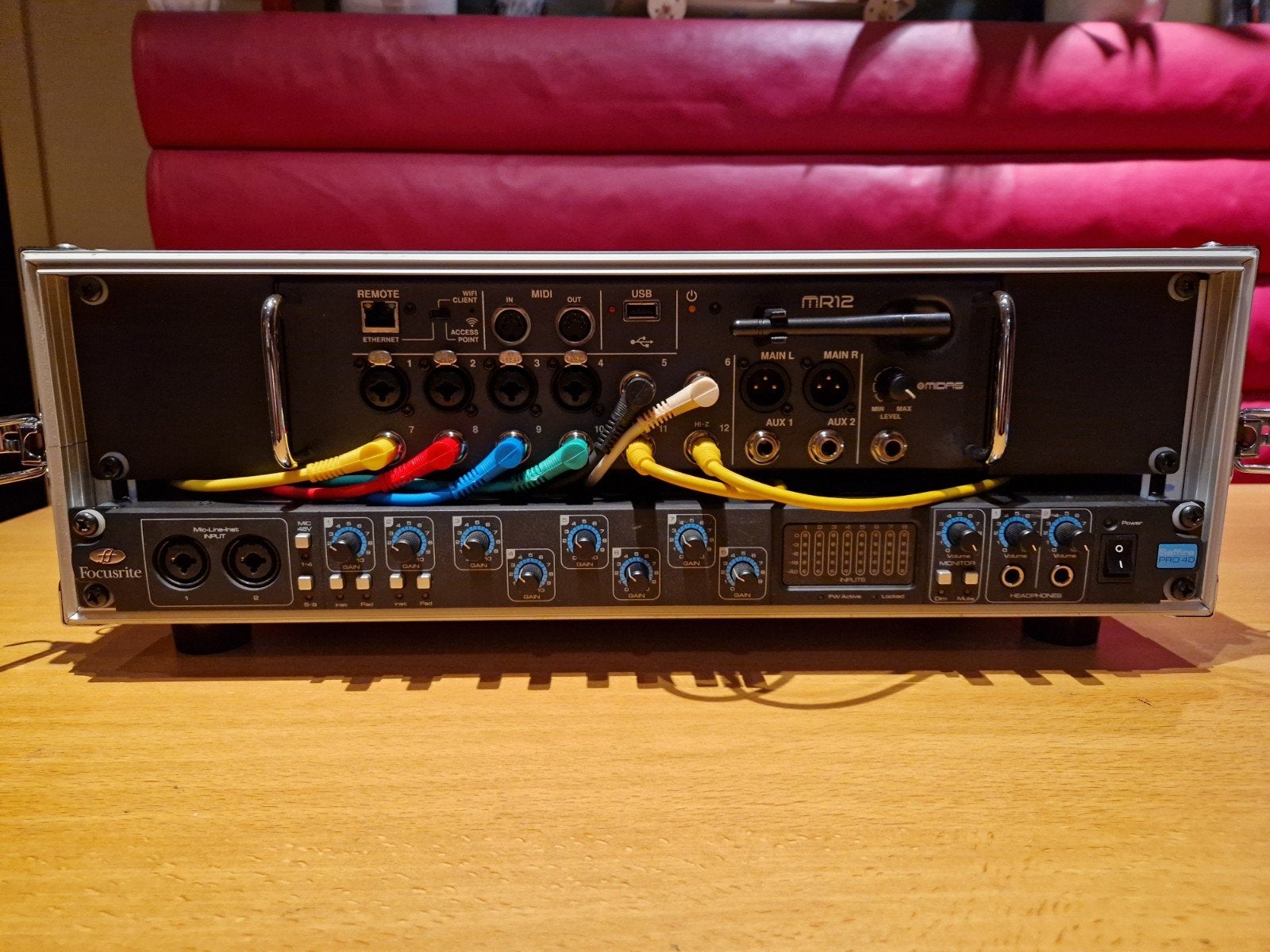 Midas MR12 + Focusrite saffire Pro40, Ophalen, Zo goed als nieuw