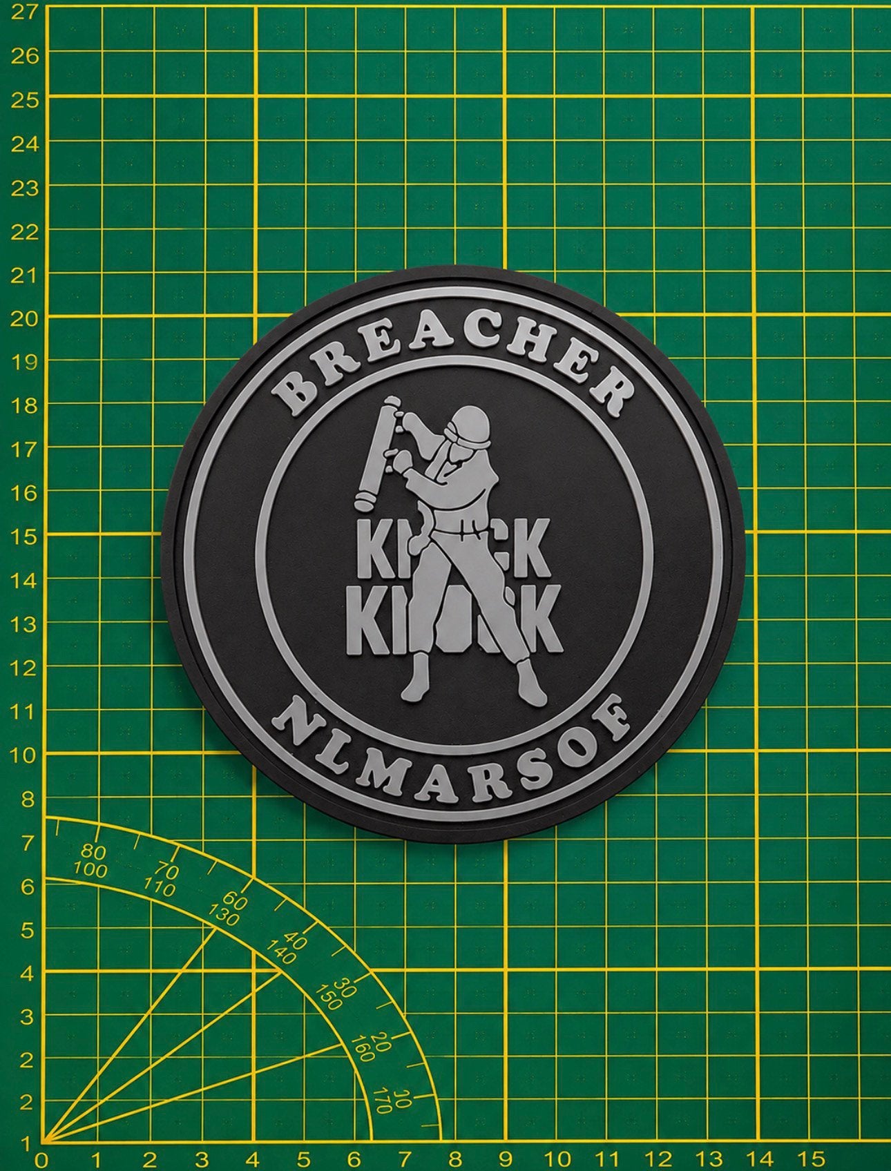 NLMARSOF Breacher Knock Knock 3D PVC Patch, Ophalen of Verzenden, Overige soorten, Nederland, Embleem of Badge