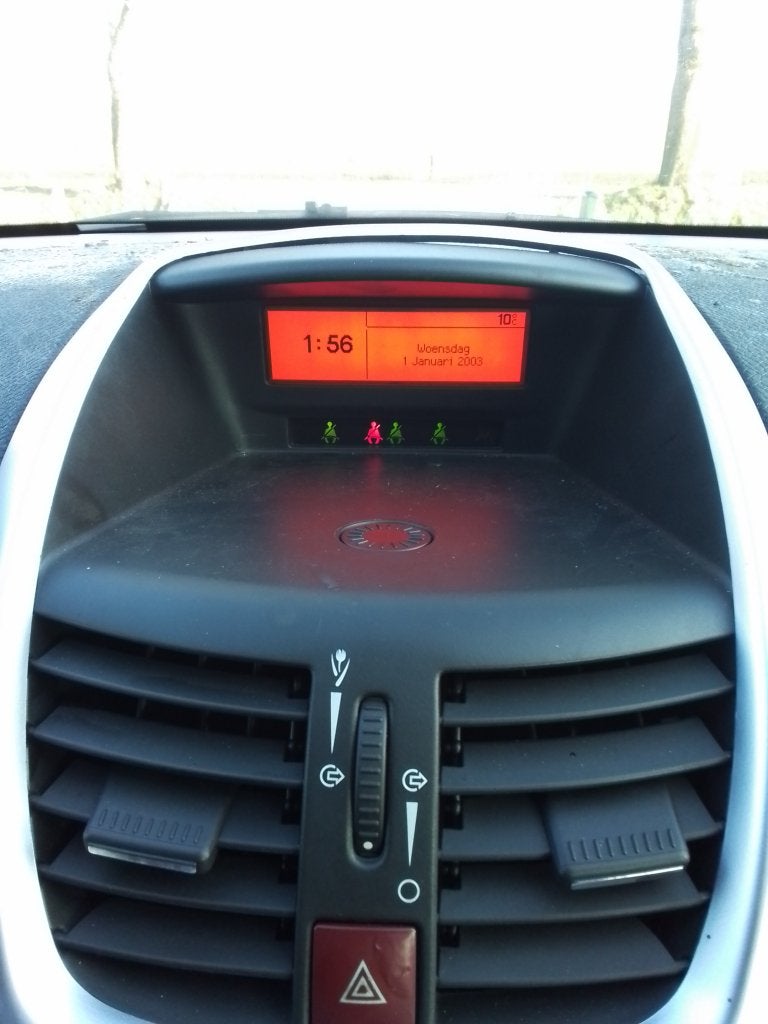 DASHBOARD KLOKJE  / DISPLAY  peugeot 207, Auto-onderdelen, Dashboard en Schakelaars, Niet ingevuld, Gebruikt, Niet ingevuld, Ophalen of Verzenden