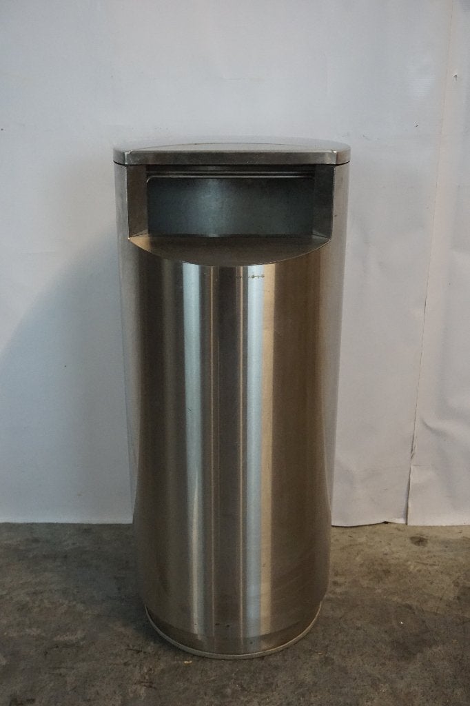 Horeca RVS afvalbak prullenbak, Ophalen, Gebruikt, 40 liter of meer, Rvs