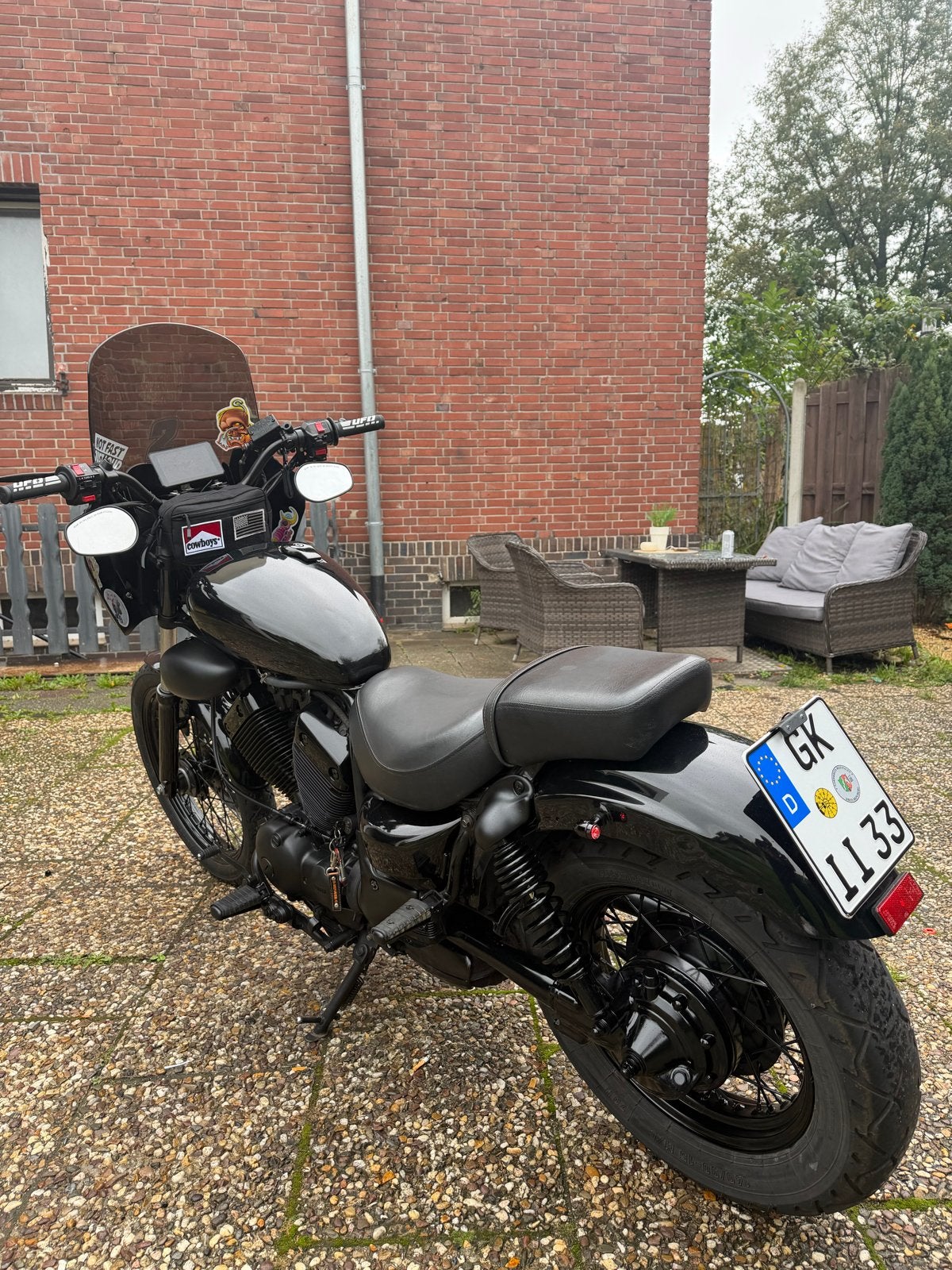 Yamaha Virago XV535 Custom Bobber, Ophalen