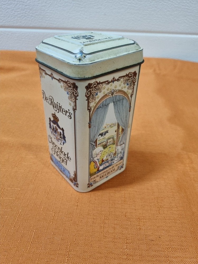 blik de ruijter's chocolade hagel melk, Verzamelen, Blikken, Ophalen of Verzenden