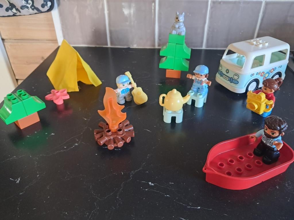 Duplo Kamperen, Verzamelen, Poppetjes en Figuurtjes, Ophalen of Verzenden, Zo goed als nieuw
