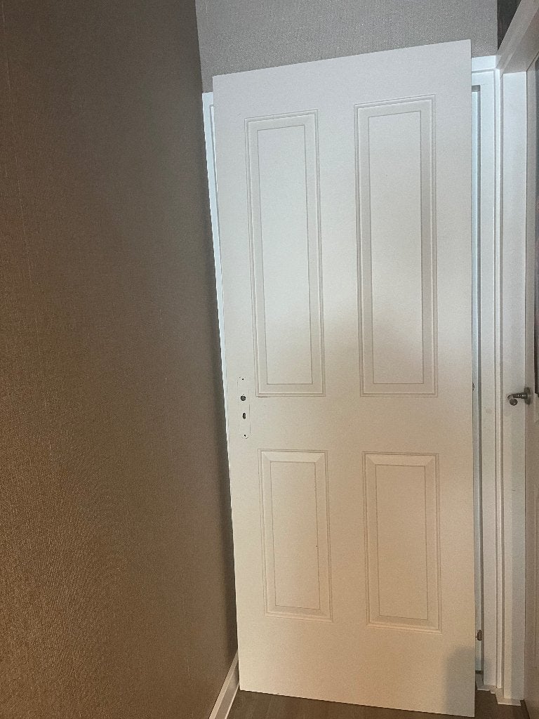 Binnendeur boardpanel skantrea opdek rechtsdraaiend 211x78, Ophalen, Gebruikt, Minder dan 80 cm, Binnendeur