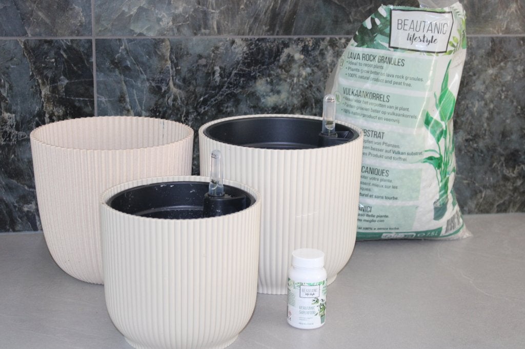 zgan elho potten met hydrocultuur, Tuin en Terras, Ophalen, Kunststof, Rond, Binnen