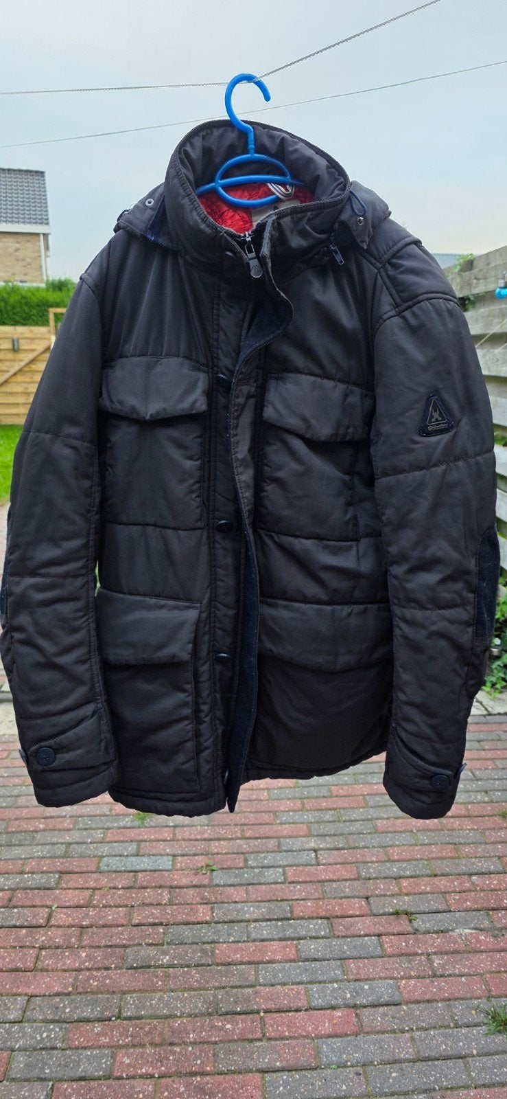 Gaastra winterjas heren L - Warm en stijlvol, Gaastra, Zwart, Maat 56/58 (XL), Ophalen of Verzenden