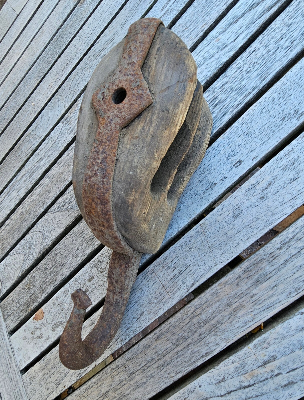 Oude Katrol, Ophalen