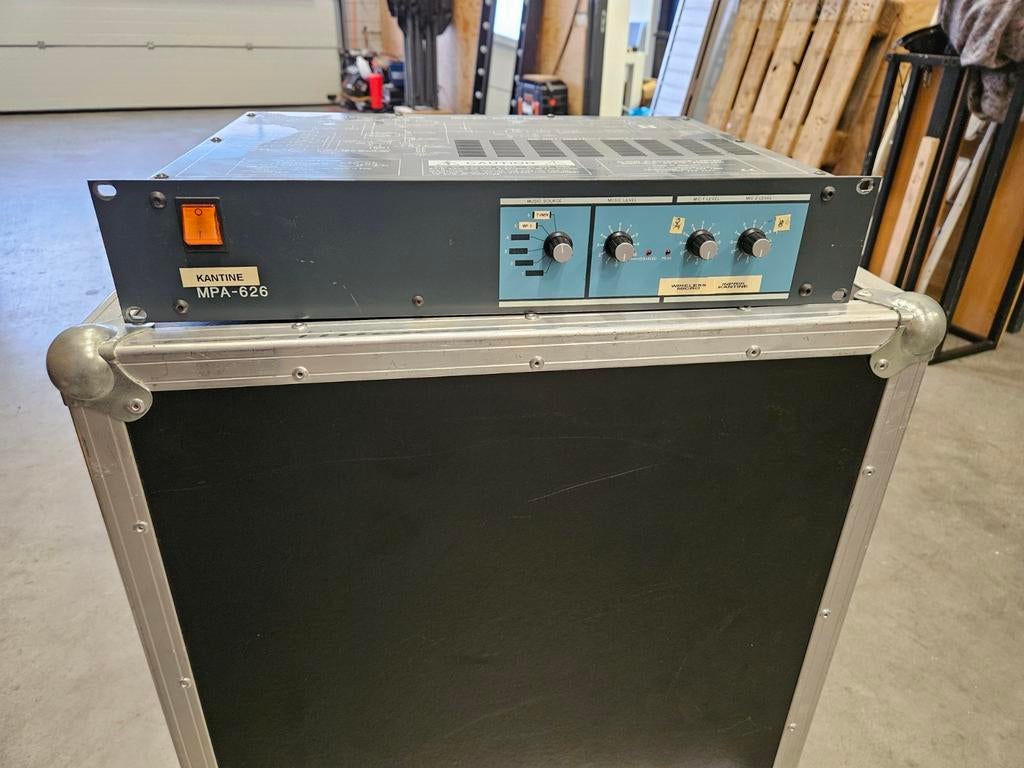 MPA 626 Mixer Versterker - Professionele Audio Oplossing, Ophalen, Gebruikt, Minder dan 5 kanalen, Microfooningang