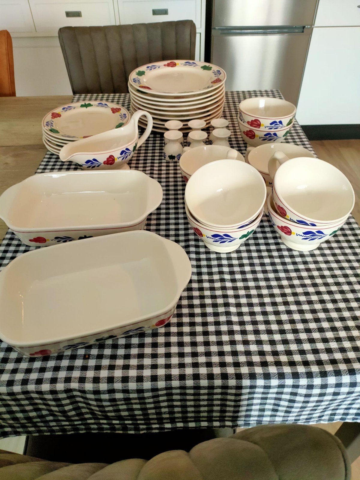boerenbont servies, Antiek en Kunst, Ophalen
