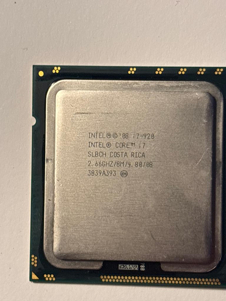Intel Core i7-920 Processor 2.66GHz/8M/4.80/08, Computers en Software, Processors, Ophalen of Verzenden, Zo goed als nieuw, 4-core