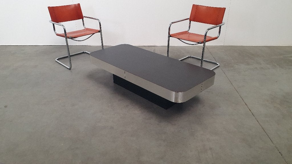 Vintage salontafel Roche Bobois attr Willy Rizzo 70s Italië, Ophalen