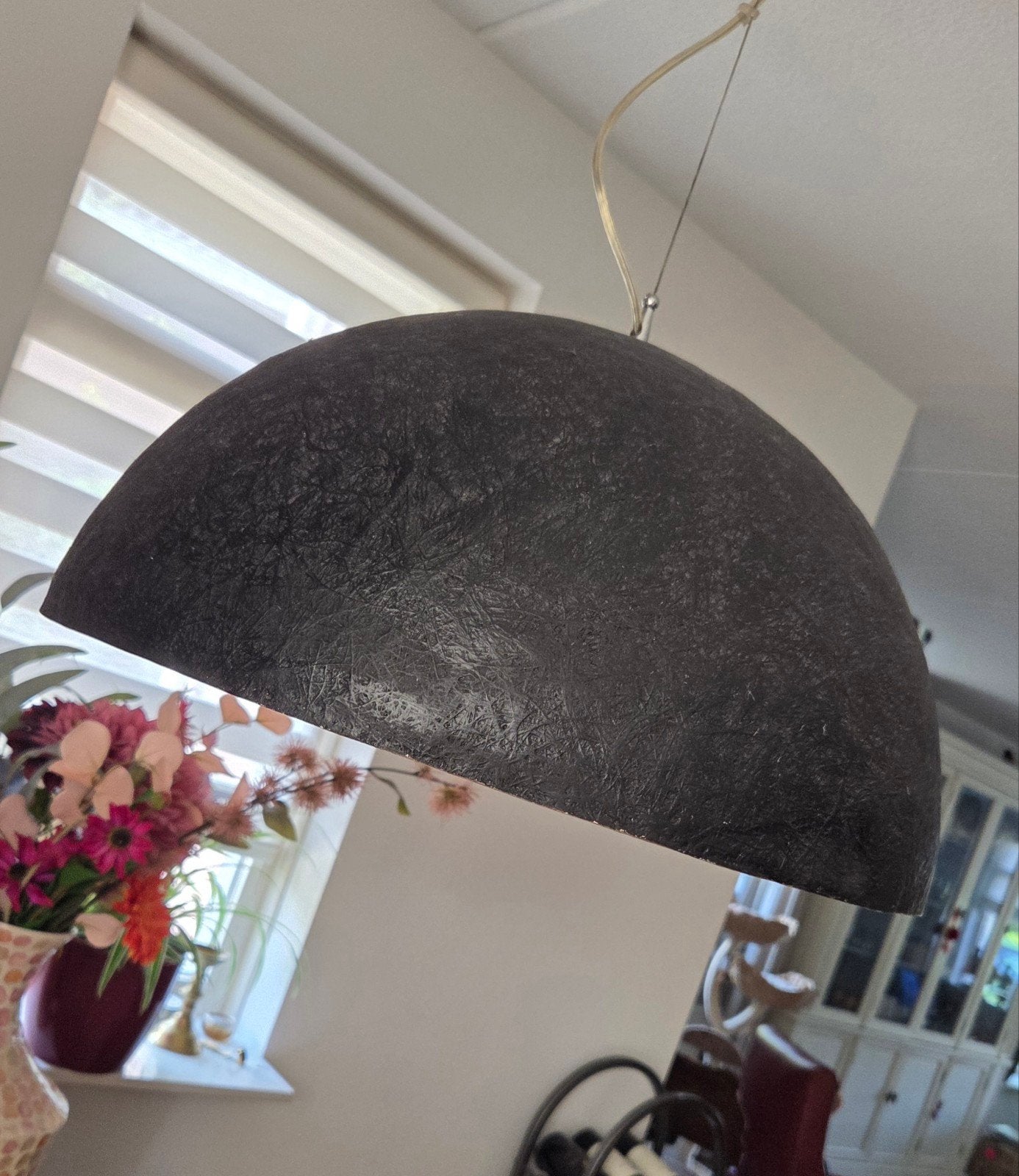 Koepellamp 50 cm, Huis en Inrichting, Ophalen, Metaal, E27 (groot)
