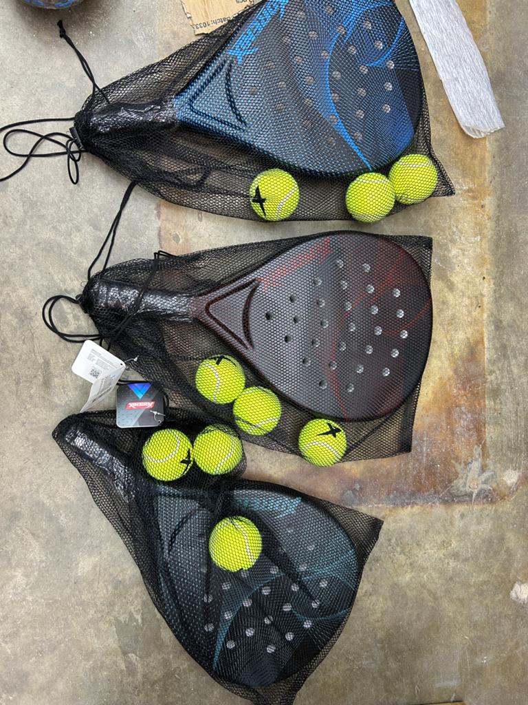 Partij padel rackets met ballen - Nieuw in verpakking, N, N, Nieuw, Ophalen of Verzenden