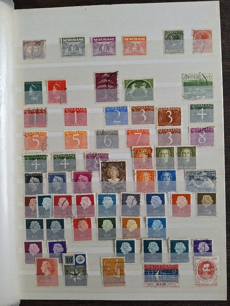Postzegel verzameling wereld in album, Ophalen of Verzenden, Nederland
