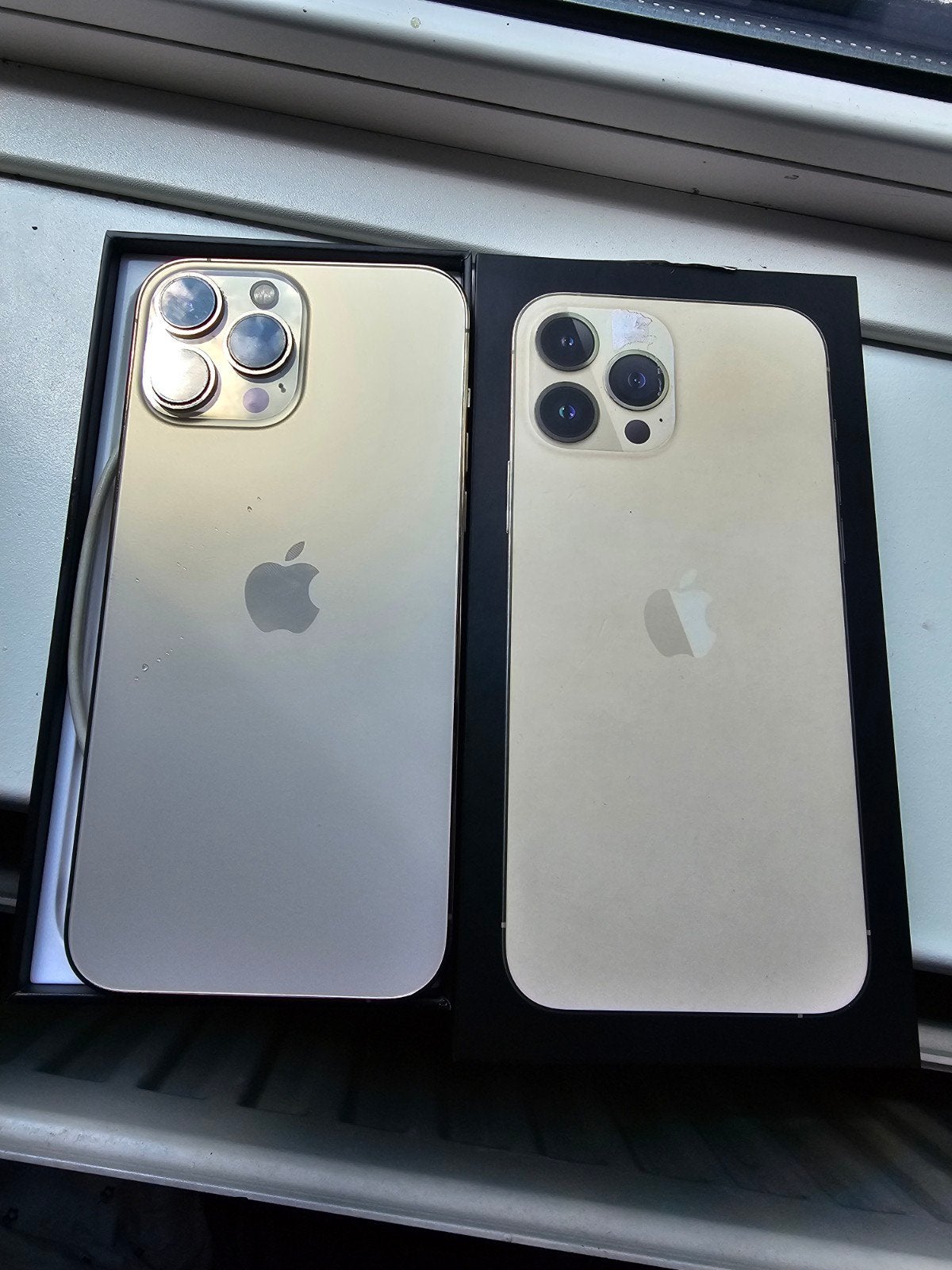 Iphone 13 pro max inruilen mogelijk, 128 GB, Ophalen of Verzenden, 100 %, Goud