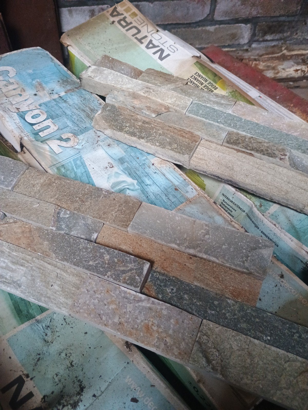 Natuursteen Strips - Wandtegels voor Binnen & Buiten, Ophalen, Minder dan 20 cm, Minder dan 20 cm, Minder dan 5 m²