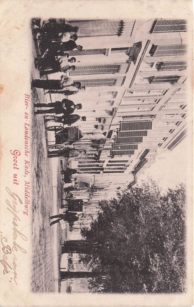 703-070-007 Bier- en Londensche Kade Middelburg, Ophalen of Verzenden, Voor 1920, Zeeland