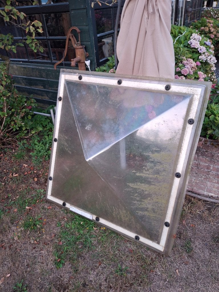Dubbelwandig licht koepel, Ophalen of Verzenden, Gebruikt, 80 tot 120 cm, Dakraam