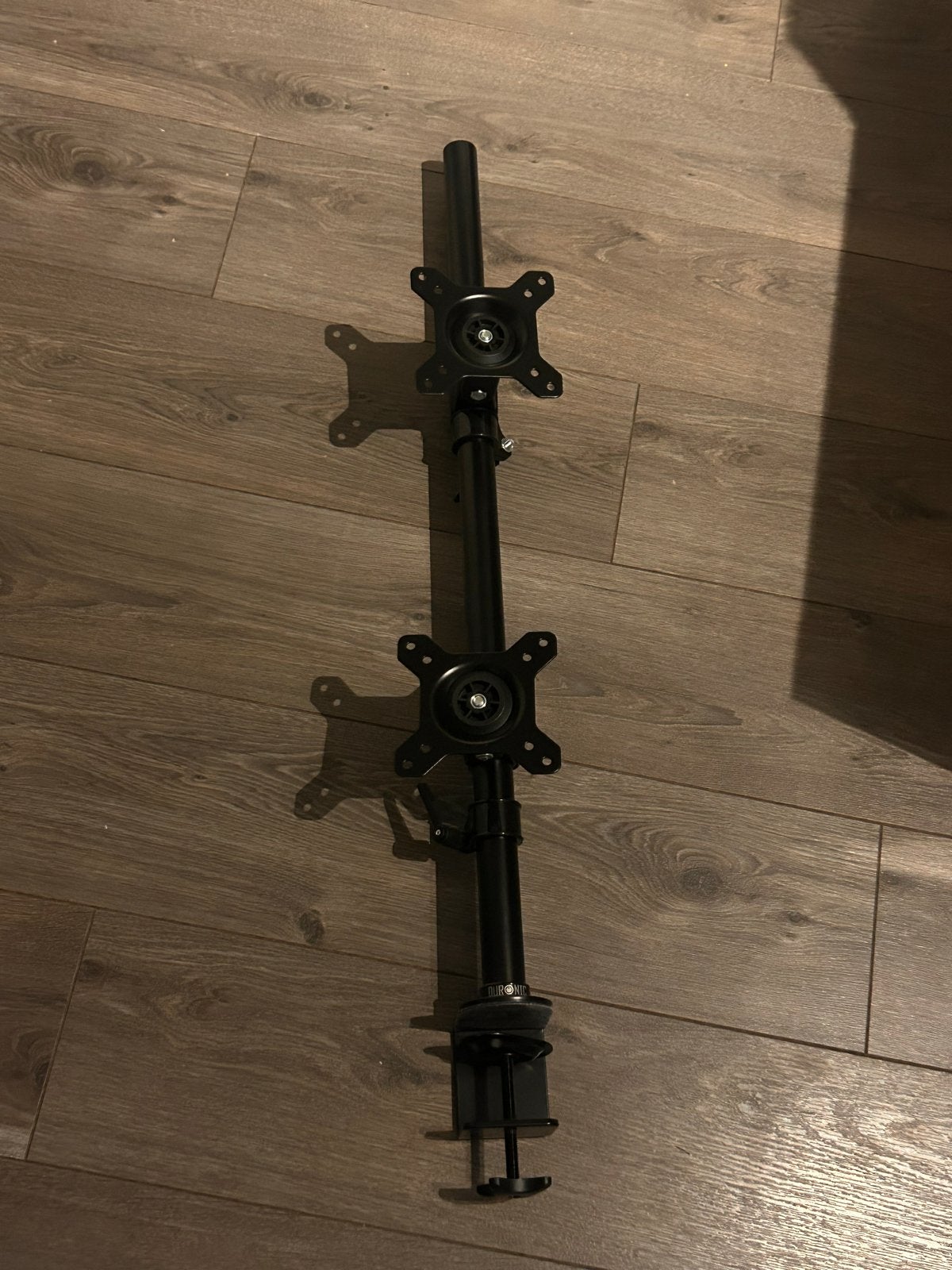 Gestapelde Monitor Arm voor 2 Schermen - Max 27 inch, Ophalen, Gebruikt, Overige typen, Onbekend