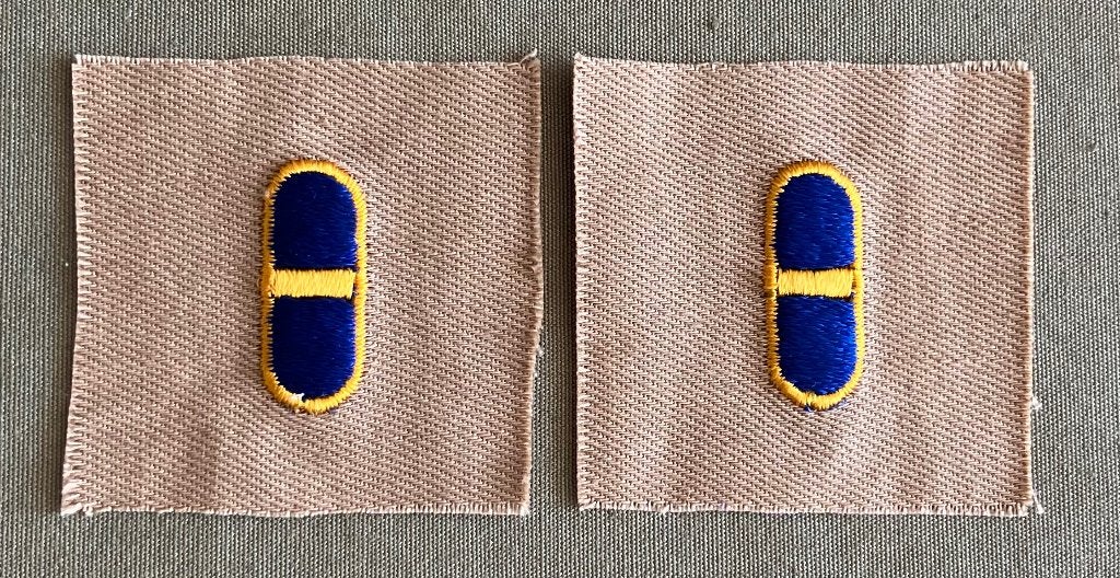 US WW2 Flight Officer Rank Embroidered - Glider Pilot , Ophalen of Verzenden, Landmacht, Amerika, Embleem of Badge