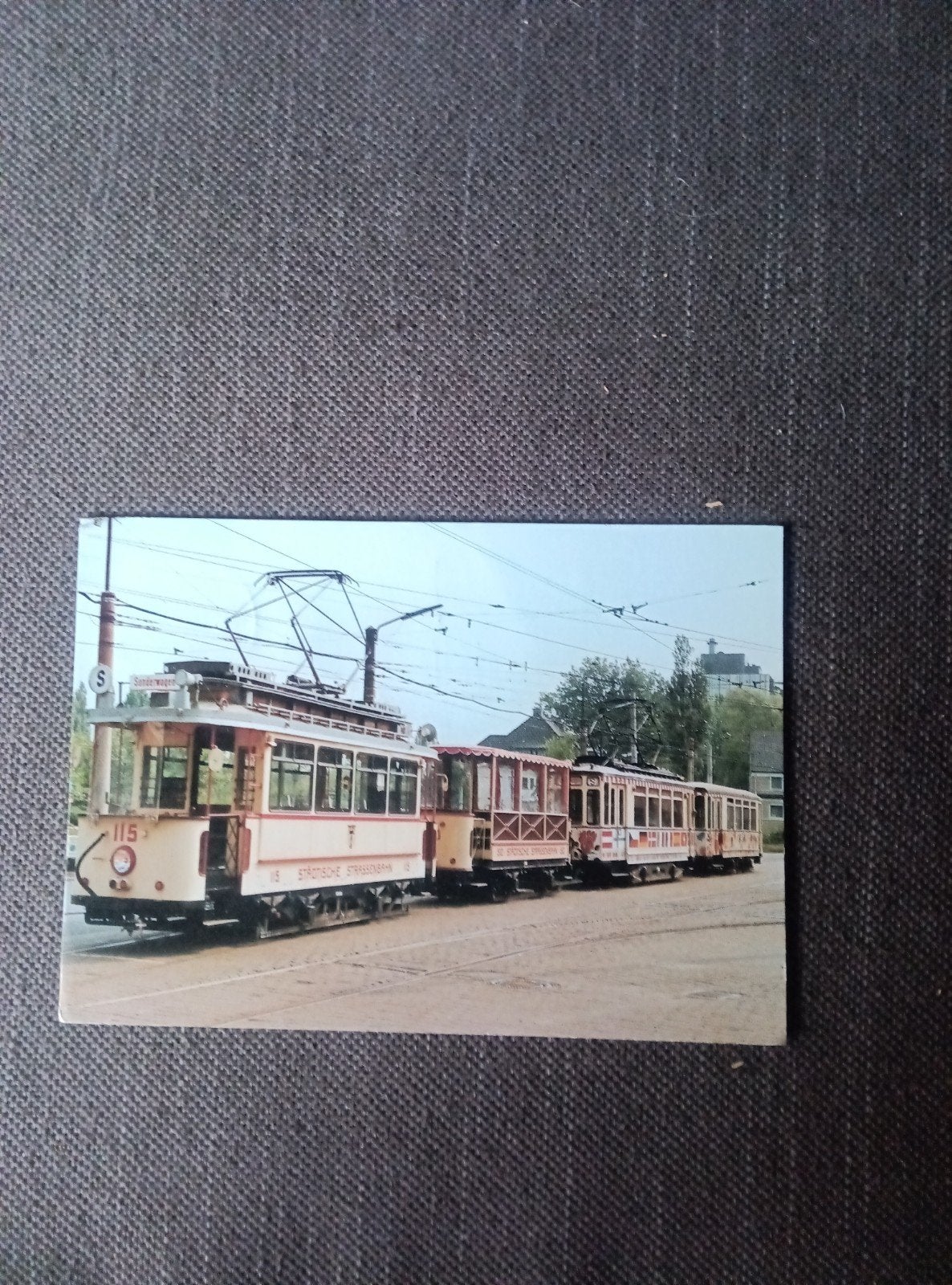 anschtkaart van een historische tram, Verzamelen, Ophalen of Verzenden