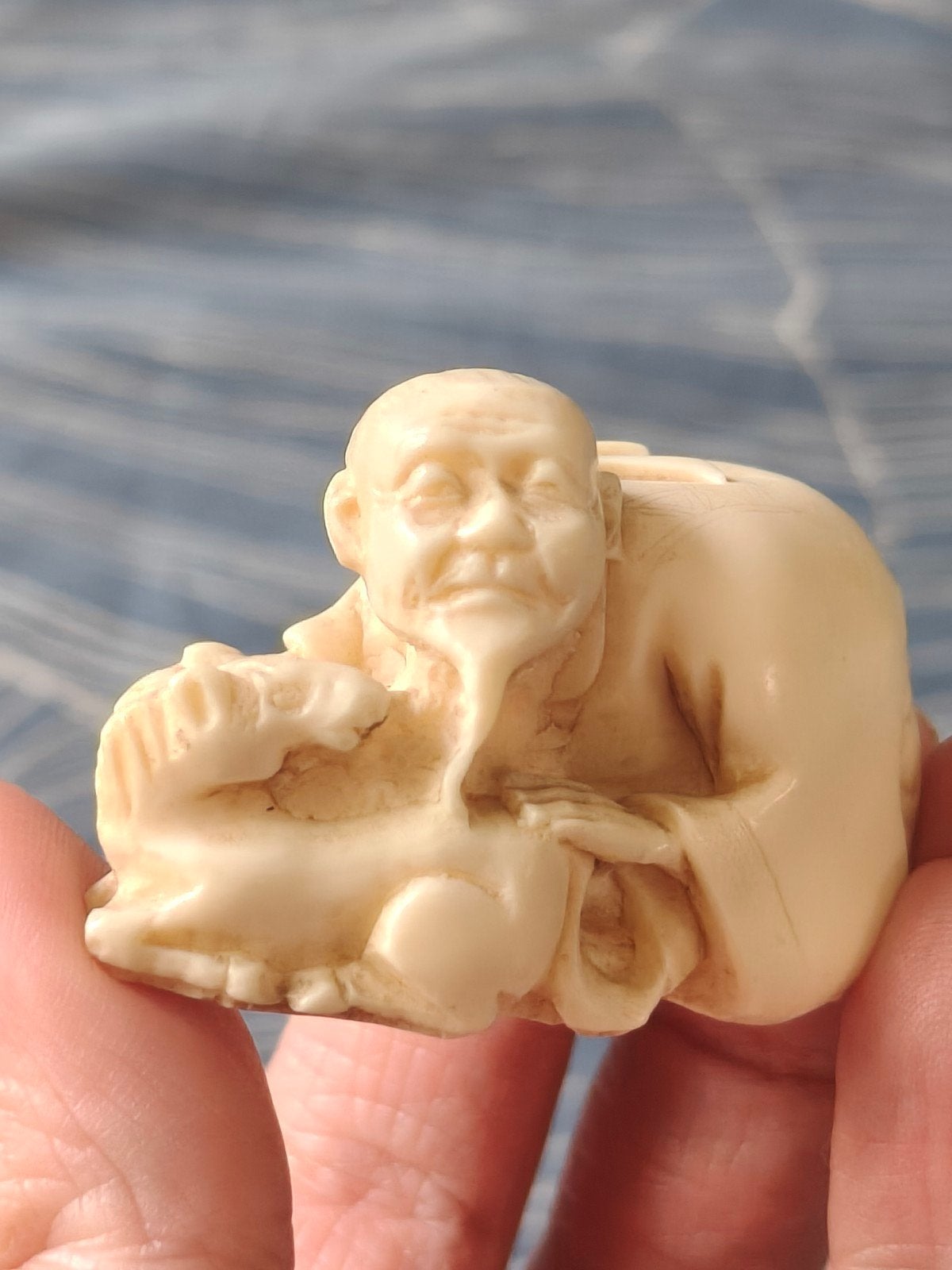 Japanse netsuke, Ophalen of Verzenden